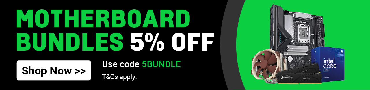 5% Off Motherboard Bundles